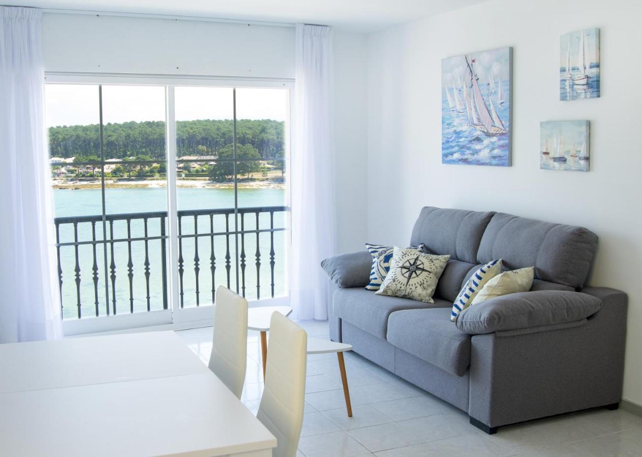 O Grove Centro Con Vistas A La Toja Parkingアパートメント エクステリア 写真